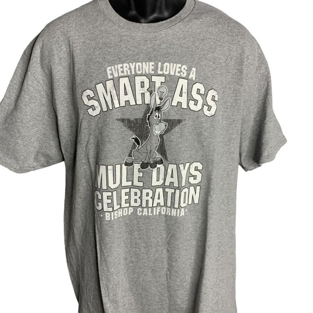 Mens Funny Shirt Everyone Love A Smart Ass Crewneck Short Sleeve Shirt Sz XL